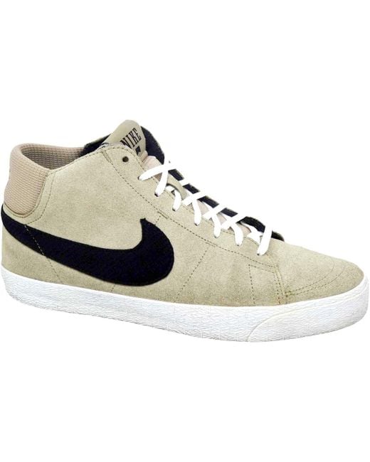 Baskets Reconditionné Blazer mid Nike pour homme en coloris Brown