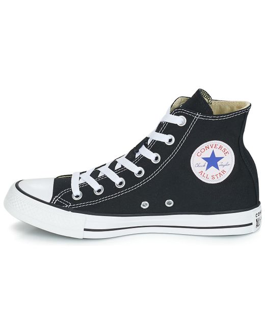 Converse Hoge Sneakers Chuck Taylor All Star Core Hi in het Zwart voor  heren - Lyst
