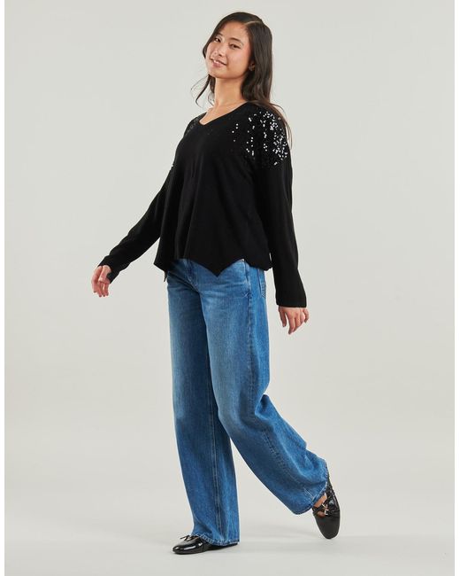 ONLY Trui Onlstarry Ls Sequin in het Black
