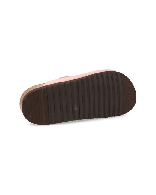 Sandales compensées Interbios en coloris Pink