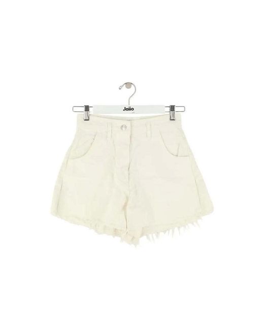 Short Mini Short Maje en coloris Natural