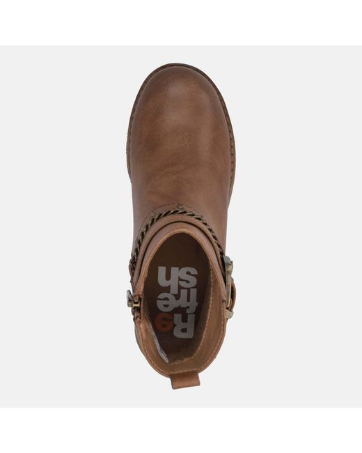 Bottines Tronchetto Tacco Refresh en coloris Brown