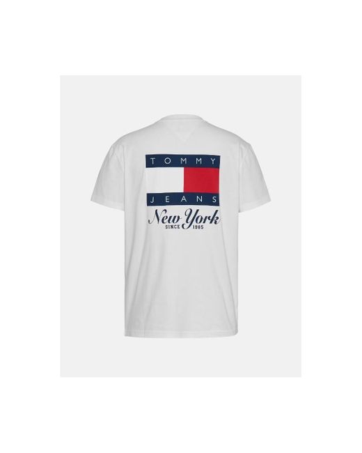 Tommy Hilfiger T-Shirt Korte Mouw Dm0Dm20346 in het White voor heren
