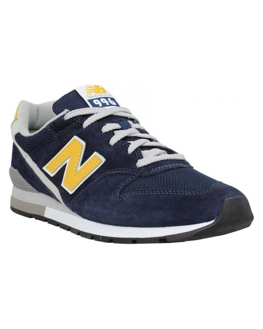 996 velours toile Homme Navy Gold Chaussures New Balance pour ...
