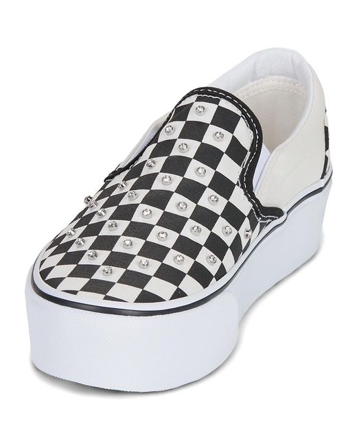 Slip ons Classic Slip-On Stackform Vans en coloris White