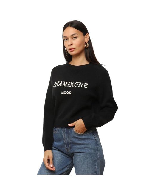 Pull Pulls pour - Noir La Modeuse en coloris Black