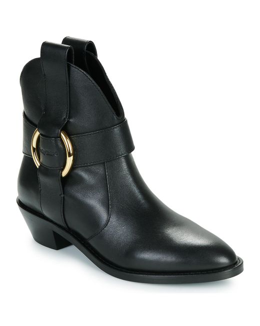 Stivaletti New Ring Line di See By Chloé in Black