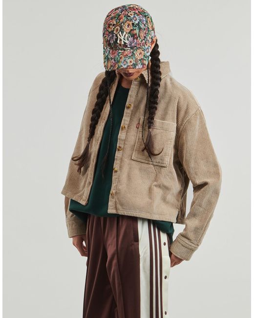 Levi's Onderhemd Celine Cozy Shacket in het Natural