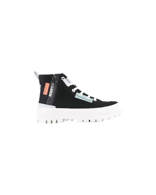 Derbies PALLASHOCK BACKZIP 2 008-BLACK Noir Palladium