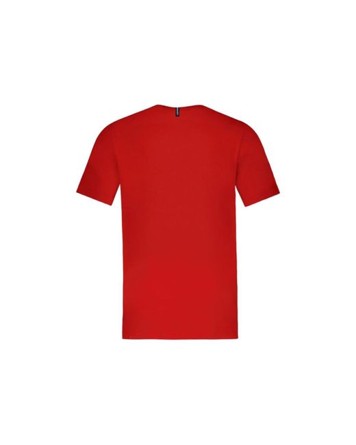 T-shirt T- Shirt Mixte Le Coq Sportif pour homme en coloris Red