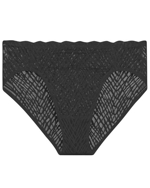 Sloggi Slips Zero Feel Bliss High Leg in het Black