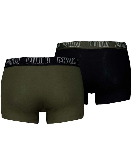 Caleçons Caleçon Paquet de 2 PUMA pour homme en coloris Green