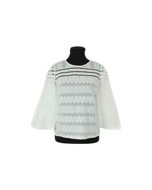 Blouses Blouse en coton blanche Ba&sh en coloris Gray