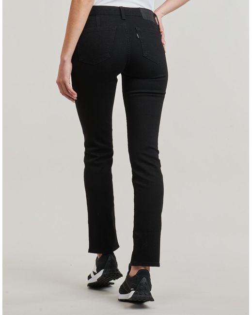 Levi's Black Slim Fit Jeans 712 Slim Welt Pocket