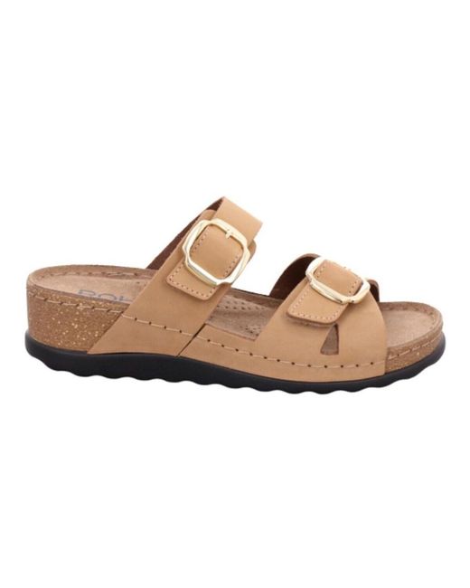 Mules Chaussons Rohde en coloris Brown