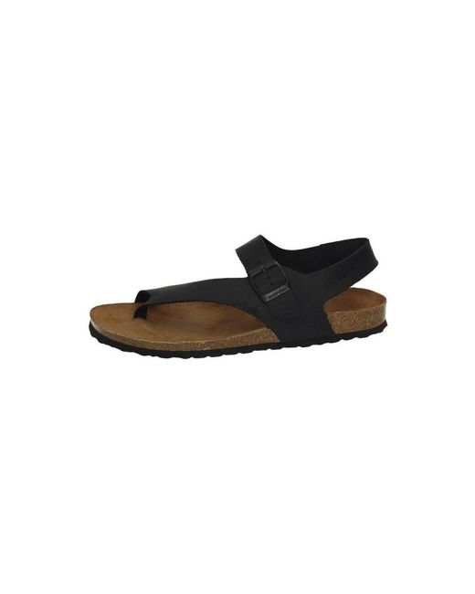 Claquettes Interbios pour homme en coloris Black