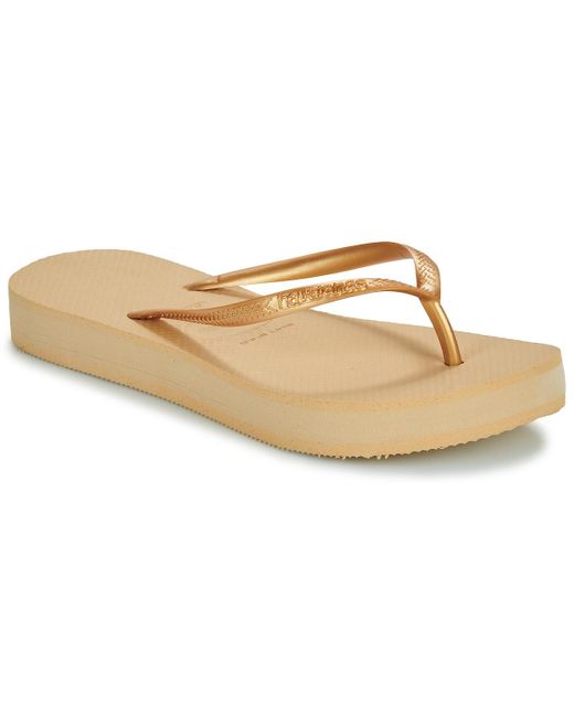 Tongs FLATFORM Havaianas en coloris Natural