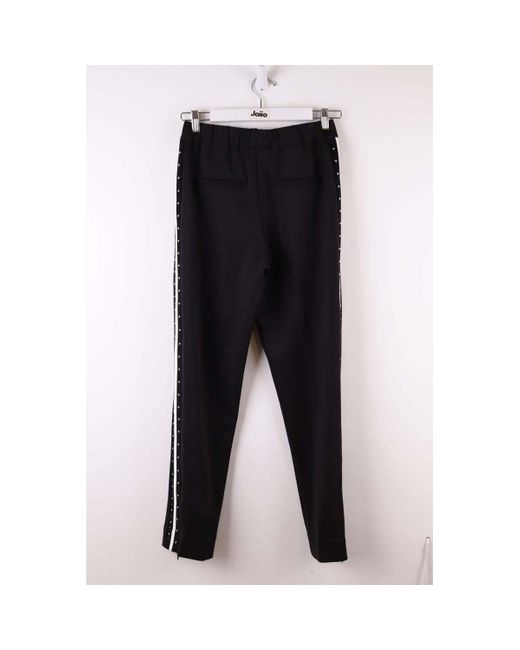 Pantalon Pantalon droit noir Maje en coloris Black