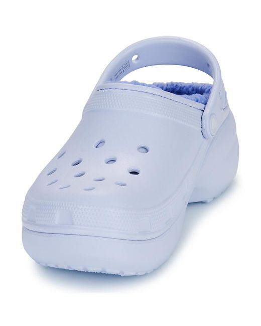 Sabots Classic Platform Lined Clog W CROCSTM en coloris Blue