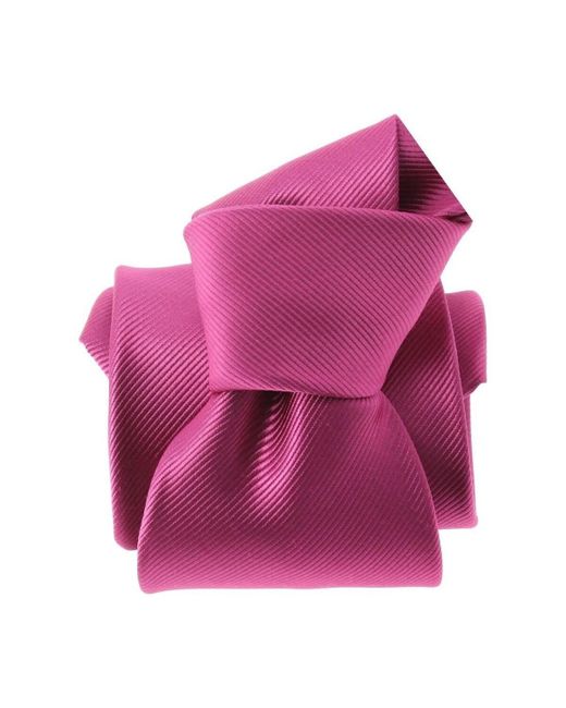 Cravates et accessoires Cravate Monochrome Clj Charles Le Jeune pour homme en coloris Purple