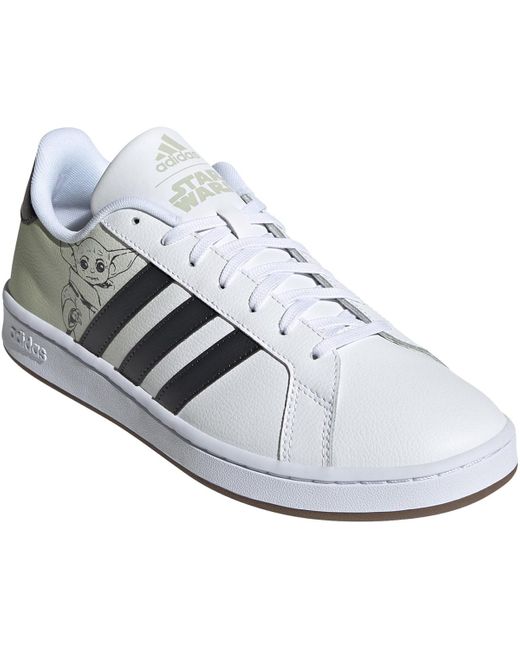 Grand Court Baby Yoda Chaussures adidas pour homme en coloris Blanc | Lyst