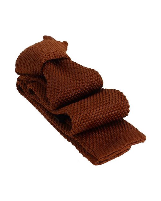 Cravates et accessoires Cravate tricot ARCOBALENO Clj Charles Le Jeune pour homme en coloris Brown