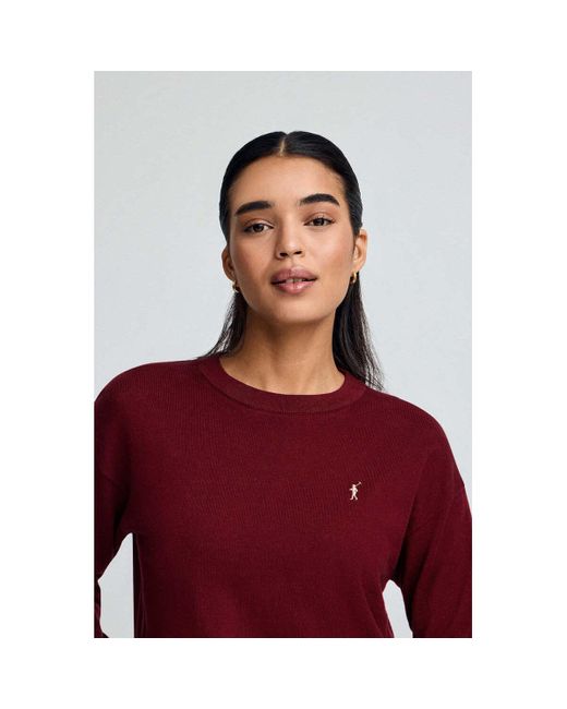 Pull RIGBY GO U WOOL W POLO CLUB en coloris Red
