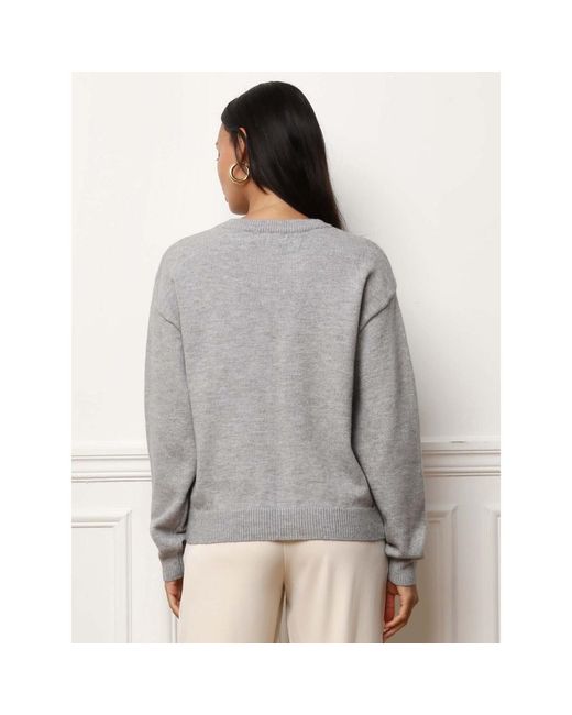 Pull Pulls Pour Femme La Modeuse en coloris Gray