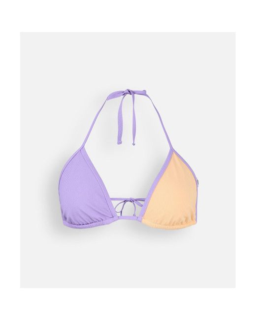 Maillots de bain Haut triangle coulissant imprimé TINHARE Oxbow en coloris Purple
