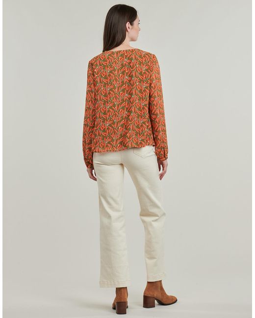 ONLY Blouse Onlmiley in het Brown