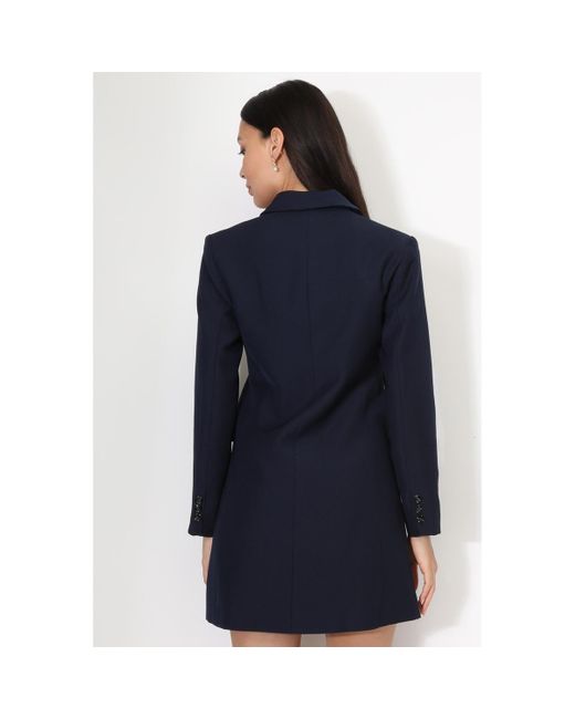 La Modeuse Jurk 70630_P165055 in het Blue