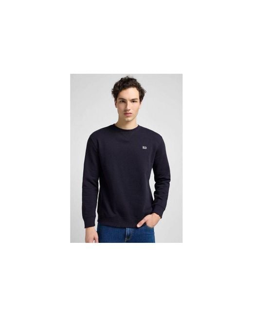 Sweat-shirt 112121794 PATCH CREW-MIDNIGHT NAVY Lee Jeans pour homme en coloris Blue