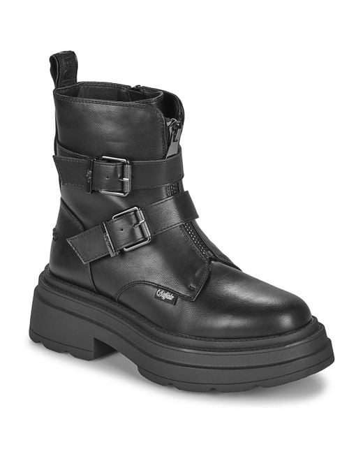 Stivaletti Bfl Mars Biker di Buffalo in Black