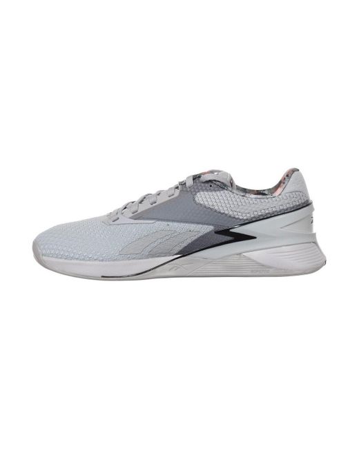 Ville basse Nano X3 Reebok en coloris Gray