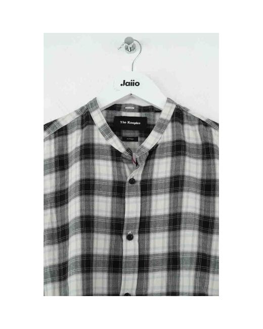 Chemise Chemise en coton grise The Kooples pour homme en coloris Black