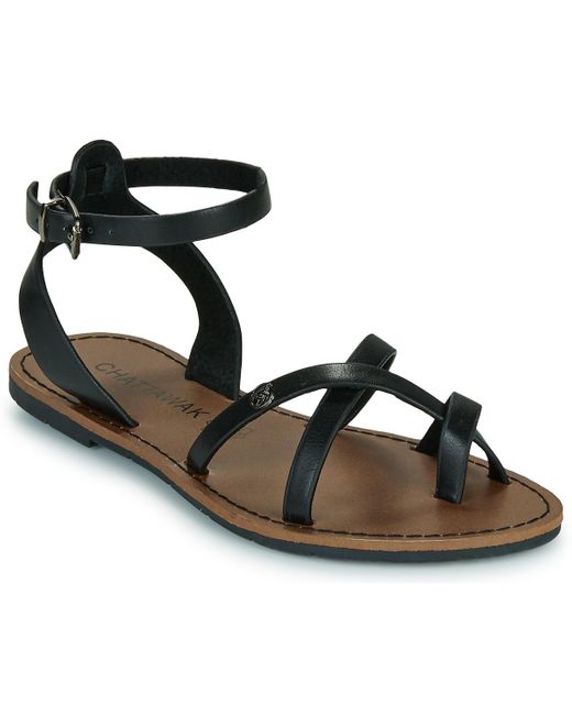 Sandali Perla di Chattawak in Black