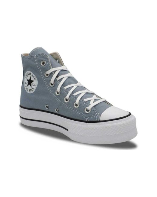 Baskets basses Chuck Taylor All Star Platform Obsidian Mist Converse en coloris Blue