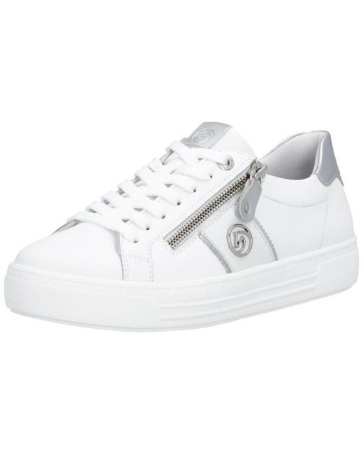 Remonte Lage Sneakers in het White