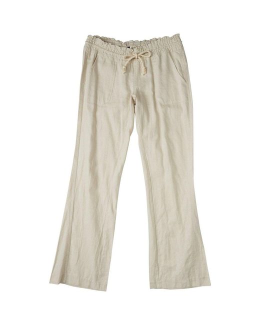 Pantalon Oceanside Roxy en coloris Natural