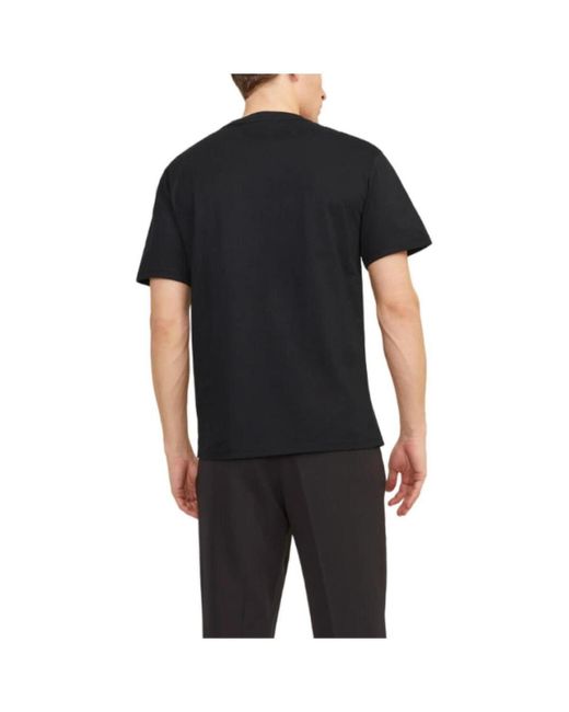 T-shirt Jack & Jones pour homme en coloris Black