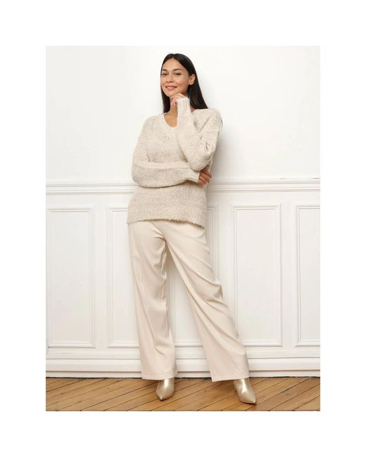 Pull Pulls Pour Femme La Modeuse en coloris Natural