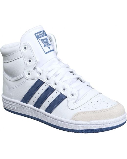 Basket montantes Chaussures adidas pour homme en coloris Blanc - Lyst Basket montantes Chaussures adidas pour homme en coloris Blanc - Lyst