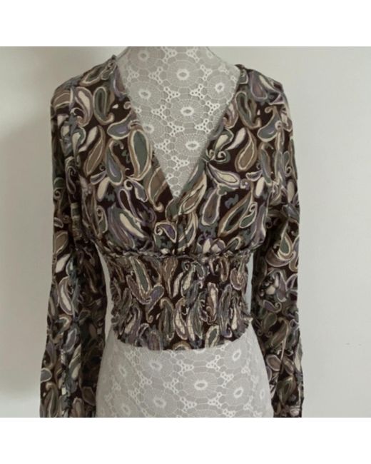 Blouses Blouse manches longues Pull&Bear en coloris Gray