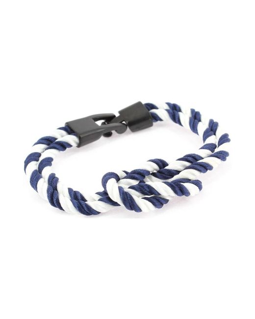 Bracelets Bracelet Noeud marin corde Clj Charles Le Jeune pour homme en coloris Blue
