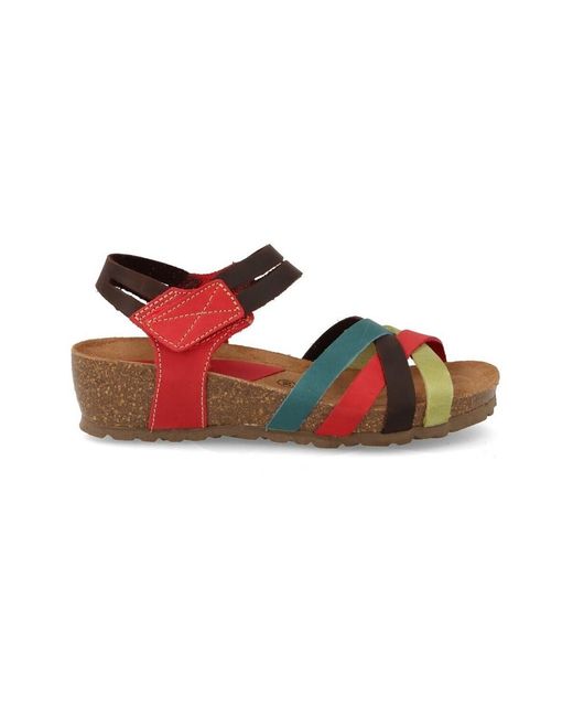 Sandales Interbios en coloris Red