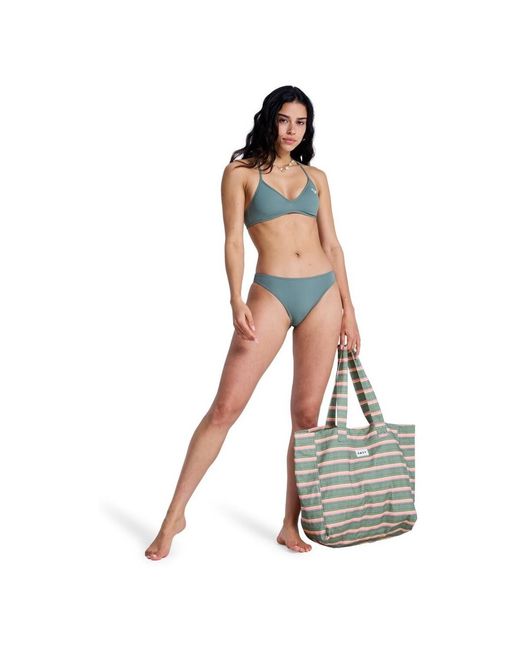 Maillots de bain Solid Essentials Athletic Tri Roxy en coloris Blue