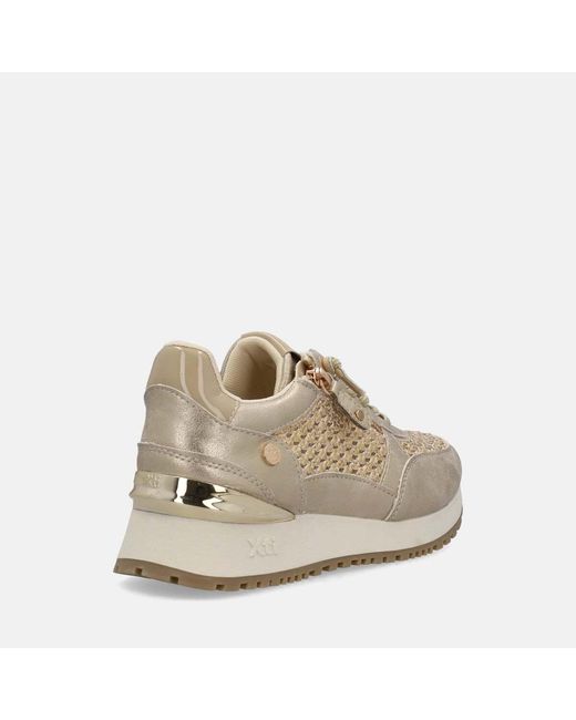 Baskets basses SNEAKERS Xti en coloris Natural