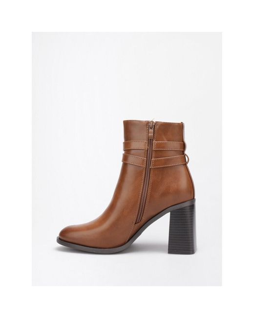 Bottines Bottines pour - Camel La Modeuse en coloris Brown