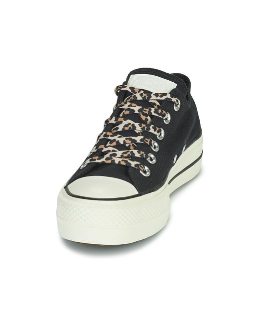Converse Lage Sneakers Chuck Taylor All Star Lift Archive Print Ox in het  Zwart - Bespaar 12% - Lyst