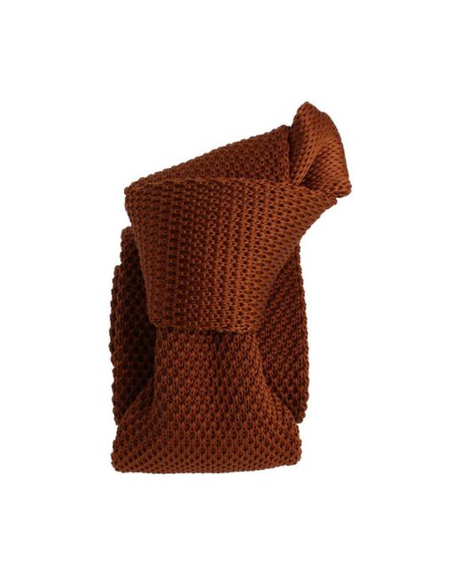 Cravates et accessoires Cravate tricot ARCOBALENO Clj Charles Le Jeune pour homme en coloris Brown